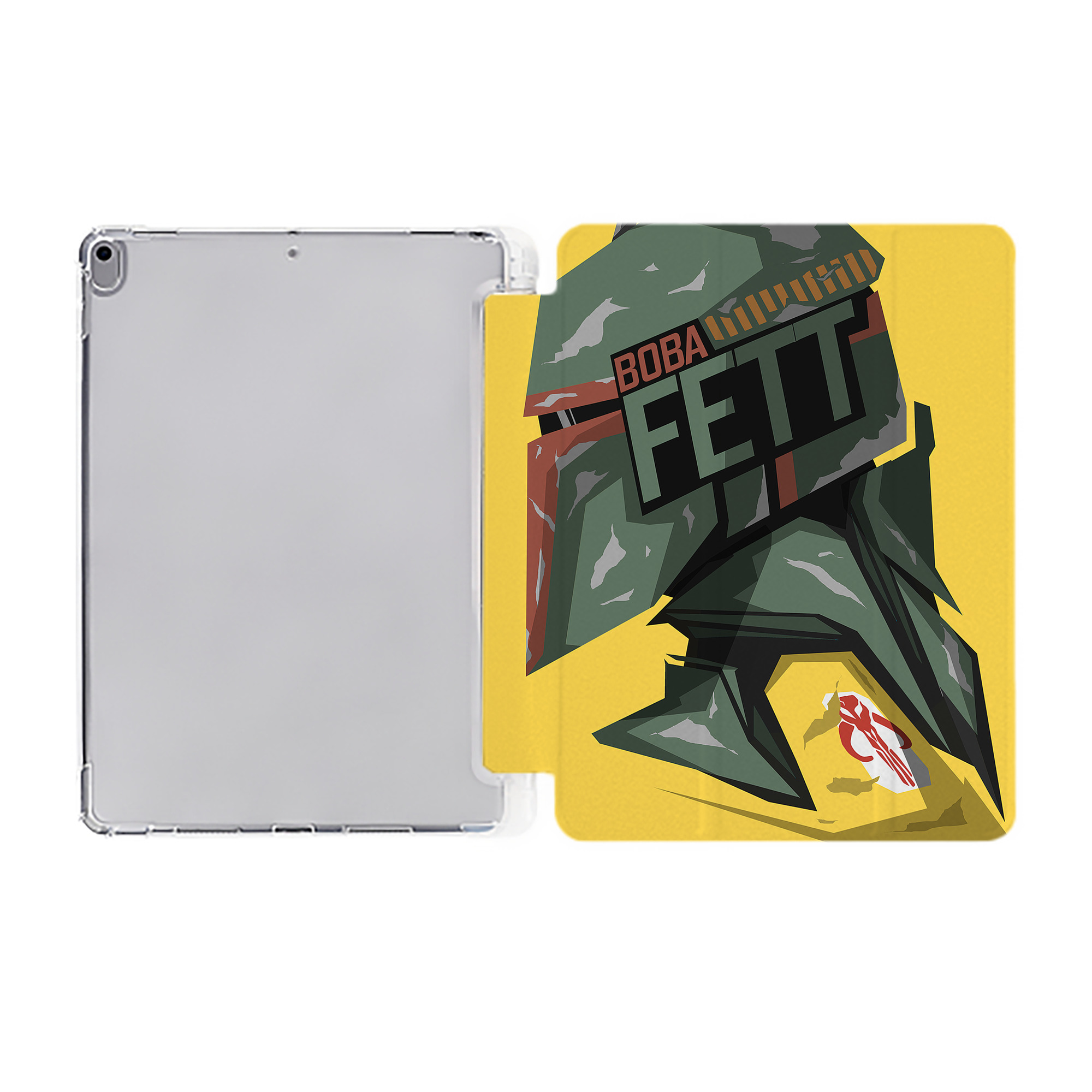 （画像用） スター・ウォーズ Star Wars IPad ケース ペン収納付き 三つ折りスタンド PUレザー×シリコン 対応機種9.5/10.5/10.9インチ